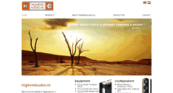 Desktop Screenshot of highendaudio.nl